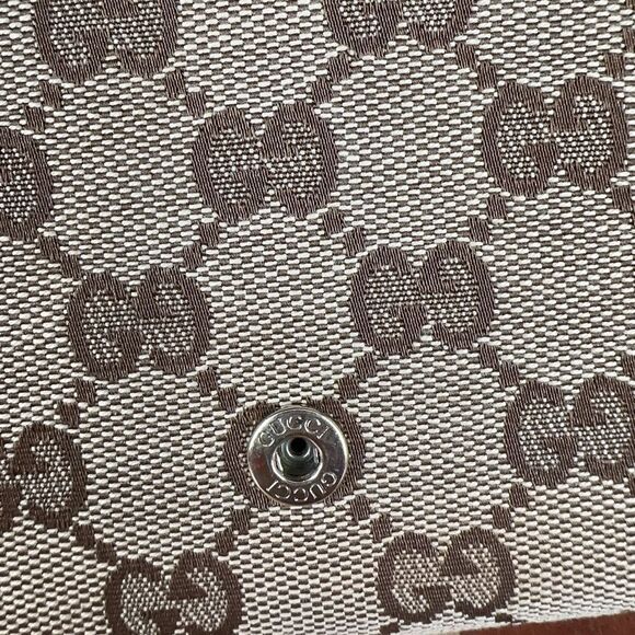 Pre-Owned Gucci  Britt‎ GG Canvas Continental Wallet - Picture 10 of 12